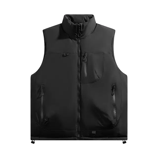 美式复古休闲工装机能简约百搭撞色山系经典基础保暖防风穿搭个性通勤日常小众运动风户外少年感  羽绒马甲  男女同款