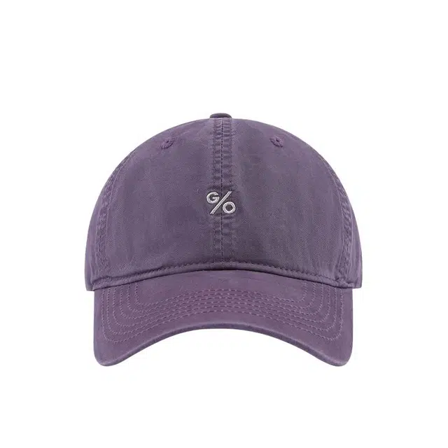 艾佳微 水洗刺绣大头围显脸小美式复古软顶 棉 鸭舌帽 男女同款情侣款