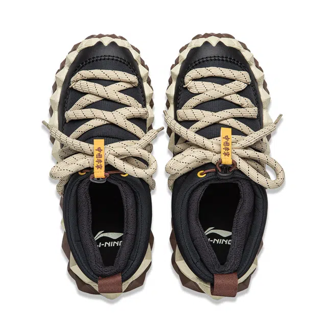 中国李宁 穿山 加绒舒适运动 耐磨轻便保暖 低帮 生活休闲鞋 男女同款