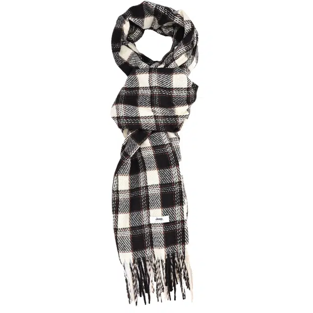 Jeep Tassel Houndstooth Scarf