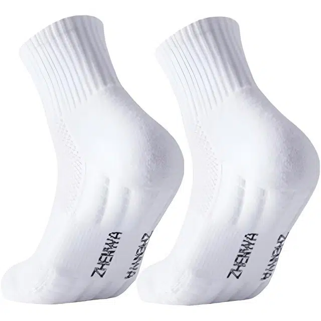 莫代尔 防臭吸湿柔软亲肤舒适透气运动袜宽松不紧绷耐磨耐穿吸湿不粘脚篮球袜抗起球不易变形防滑中筒袜 男女同款