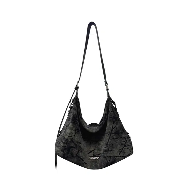 CULTIVATOR Vintage Large Capacity Tote Bag Camouflage Black