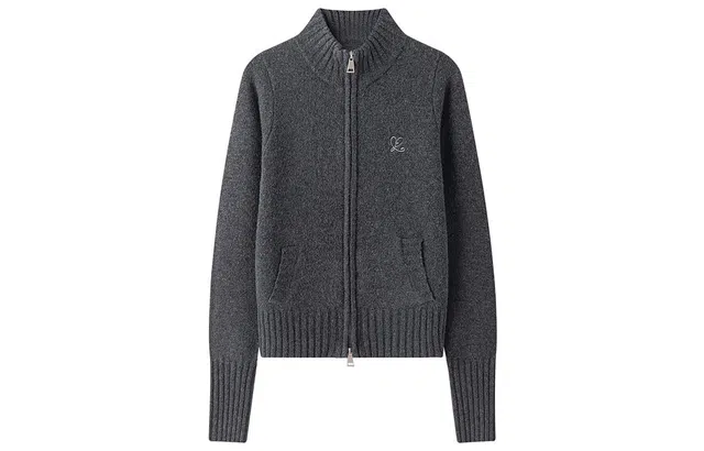 东鲸岁时记 开学季慵懒风复古可爱温柔甜妹保暖柔软舒适穿搭甜美日常休闲纯色刺绣外套毕业季针织衫 女款 礼盒装