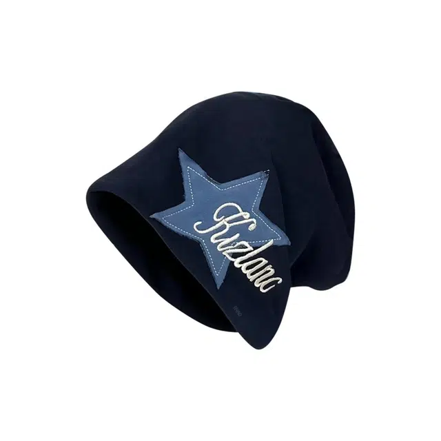 恩僾德 纯棉百搭美式学院风堆堆帽小众潮星星包头护耳 涤纶 绒线帽 男女同款情侣款