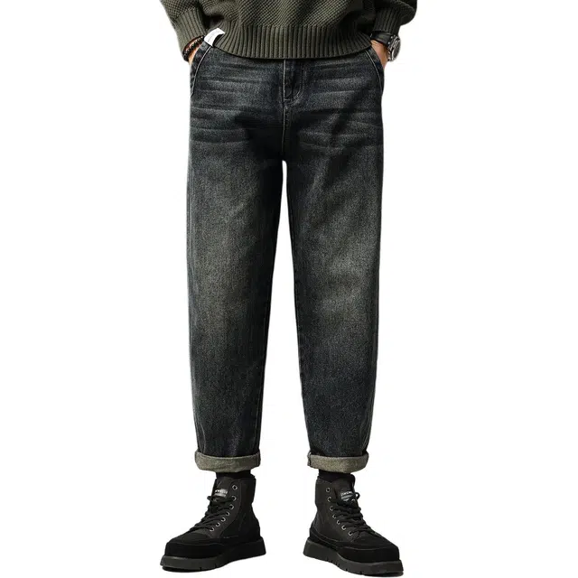 贵色 美式舒适时尚潮流百搭休闲牛仔裤 男女同款