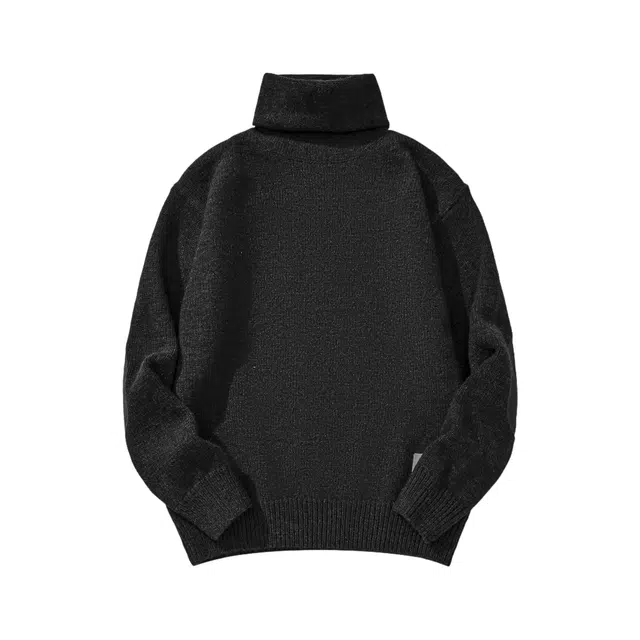 古先森 秋冬款 美式复古美拉德慵懒风羊毛高领毛衣 加厚男士宽松休闲潮牌 男款