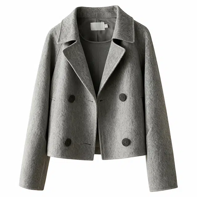 佐塞斯 高端品质轻奢北欧风夹克女秋冬季时髦翻领高级感外套风衣 女款