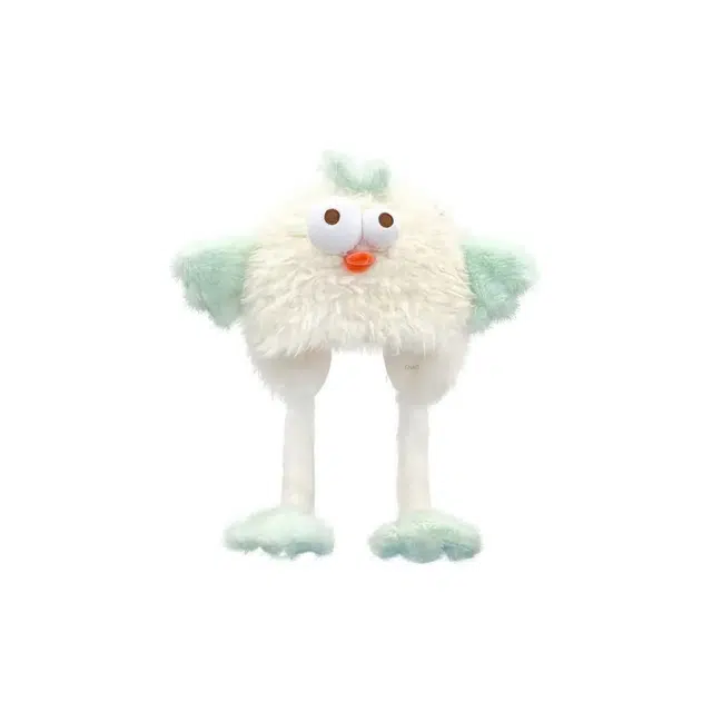 【耳朵会动】 恩僾德 日系可爱卡通毛绒绒雷锋帽子女秋冬季保暖加厚护耳帽显脸小套头帽 聚酯纤维 绒线帽 男女同款情侣款