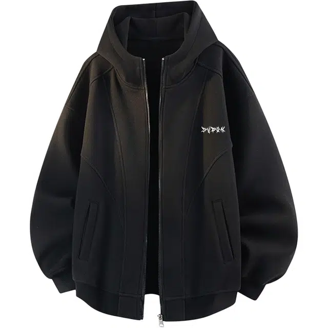 苏北青年 高街美式时尚潮流宽松舒适连帽卫衣 男女同款