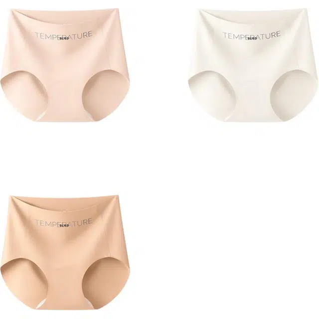 帕兰朵 无痕女夏薄款中腰抗菌加长裆透气粉底液裸感新款隐形三角内裤 女款