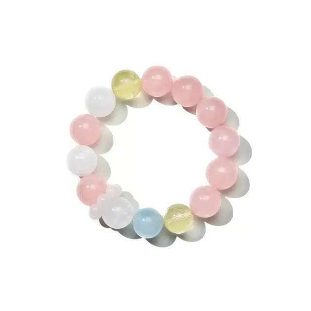 匠锁心玉 简约新中式转运珠纳福国潮古风原创设计小众轻奢高级感 气质百搭潮流时尚手饰#好运天然 多色水晶 手串 女款