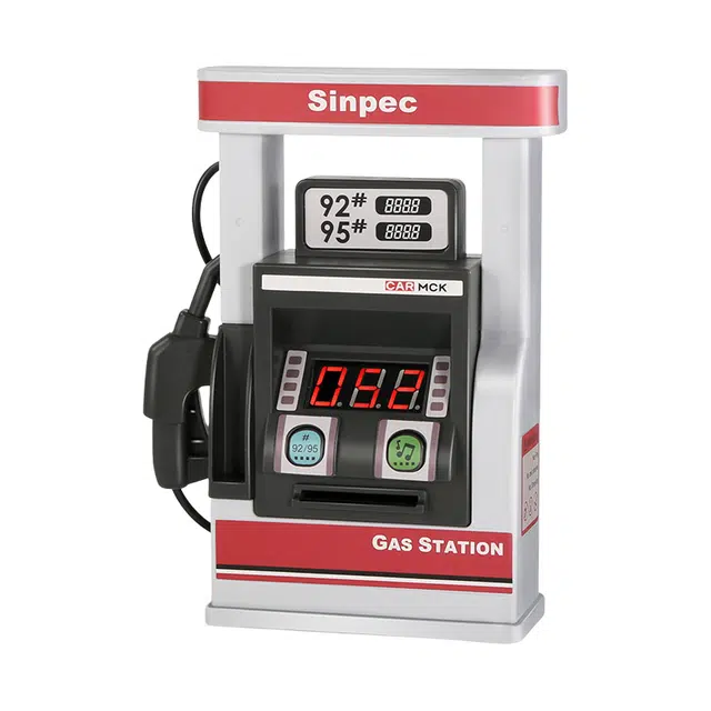 图米鱼 仿真汽车刷卡 会说话儿童加油站 自动音乐益智早教 过家家玩具