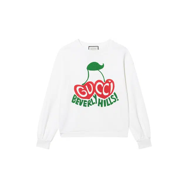 Gucci Beverly Hills Cherry Print Sweatshirt