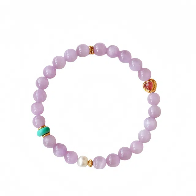 仙园韵 新中式国风日常小众优雅百搭轻奢精致时尚好运连连招财纳福念珠 紫水晶 手串 女款