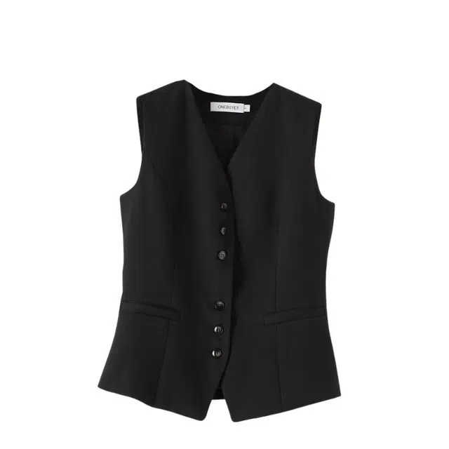 晚白 吸湿透气排扣设计有里衬修身版型马甲 女款