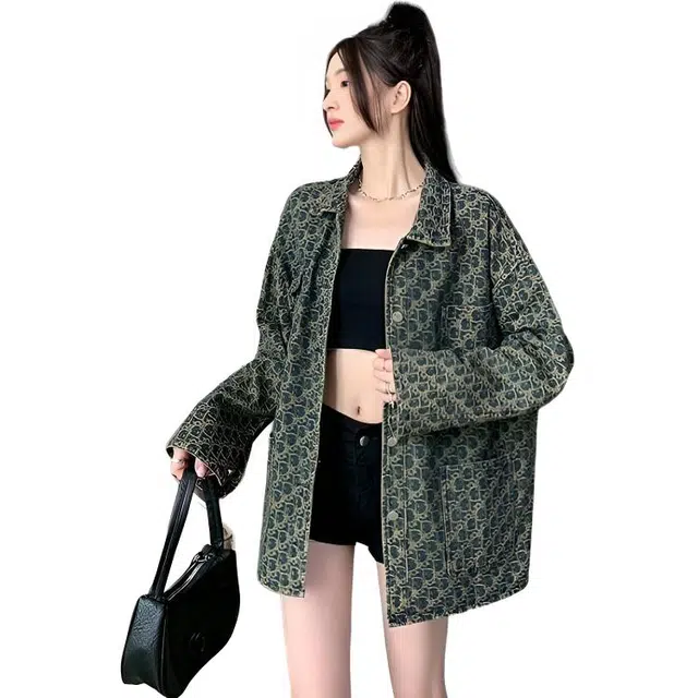 纤丝鸟 时尚简约百搭休闲穿搭小香风设计感截短外套 女款