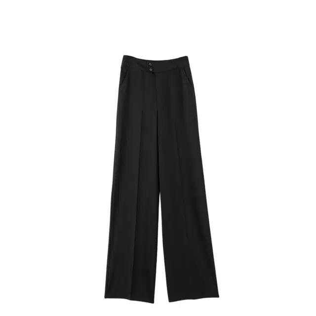 晚白 高腰设计直筒版型有口袋修饰腿型西装裤 女款