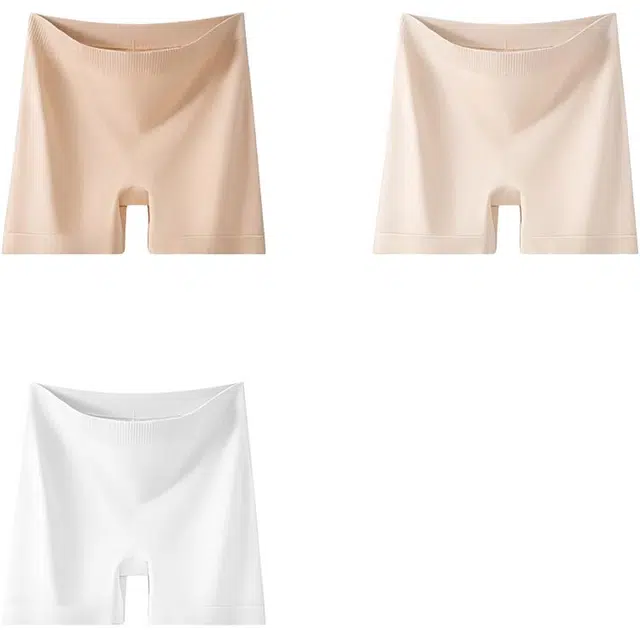 帕兰朵 高腰安全裤女防走光不卷边四角裤收腹无痕薄款莫代尔平角短裤三角内裤 女款