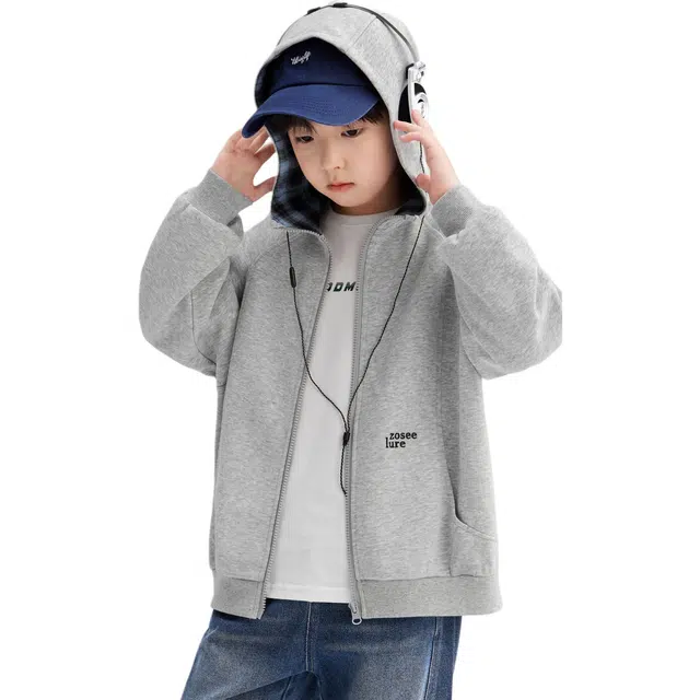 左西卫衣 柔软连帽舒适透气 中小童