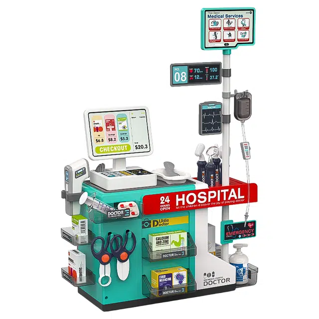 图米鱼 儿童医生扮演 医疗台男女孩 牙医 过家家玩具