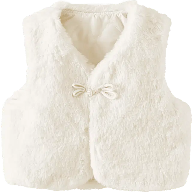 童泰马甲 冬季夹棉儿童衣服女童外出可爱棉坎肩上衣马夹童装 婴幼童