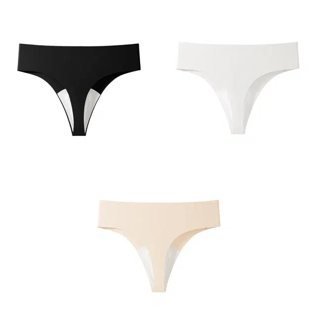 皇室品轩 冰丝无痕女抗菌裆透气瑜伽运动健身防尴尬线女士丁字裤隐形 三角内裤 女款