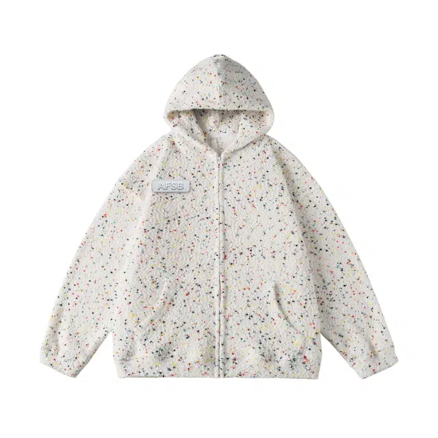 艾梵斯贝 美式复古潮流个性小众设计款通勤百搭宽松休闲时尚高级感柔软舒适慵懒感卫衣 男女同款