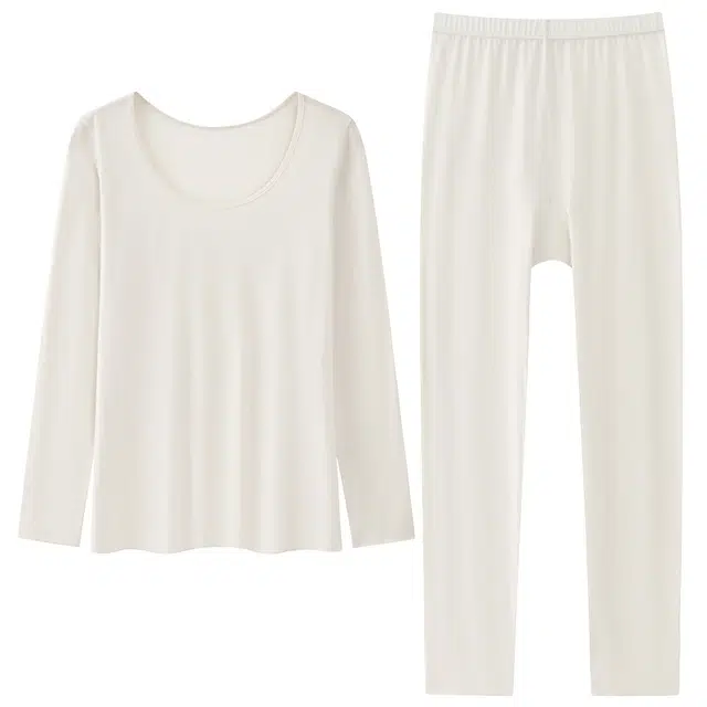 棉有家 女士热力超薄内搭套装 女款