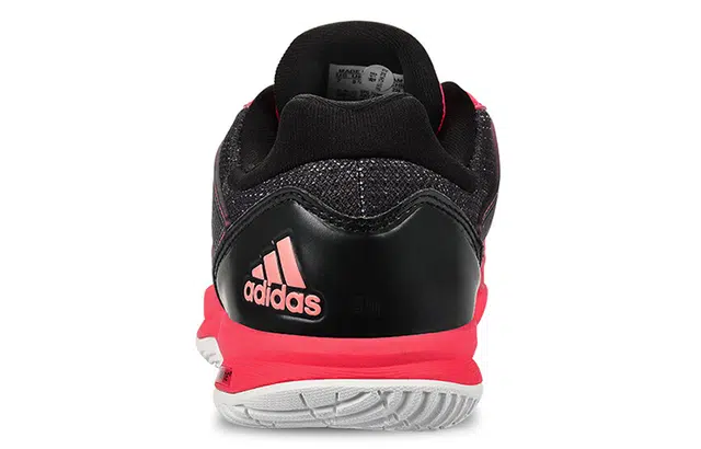 adidas Breathable Durable Badminton Shoes Women Red Black