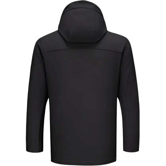 超级安踏 连帽拉链舒适百搭加绒加厚纯色夹克外套 男款