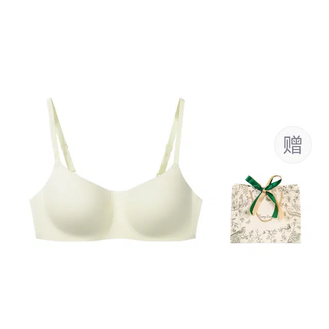 皇室品轩 聚拢内衣秋季轻薄无痕厂家批发一体罩杯美背女生法式胸罩文胸 女款
