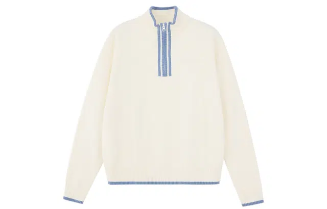 PCLP Colorblock Half-Zip Knit Cardigan