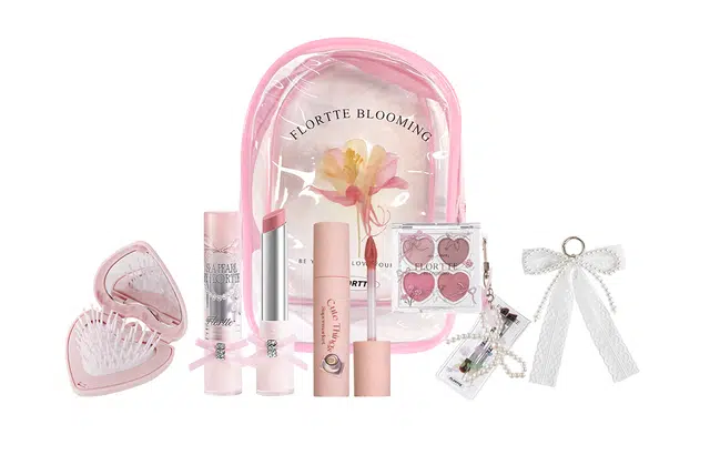 花洛莉亚 爱心狙击彩妆套组 易上色自然玻璃唇持久不脱妆气色镜面修饰肤色