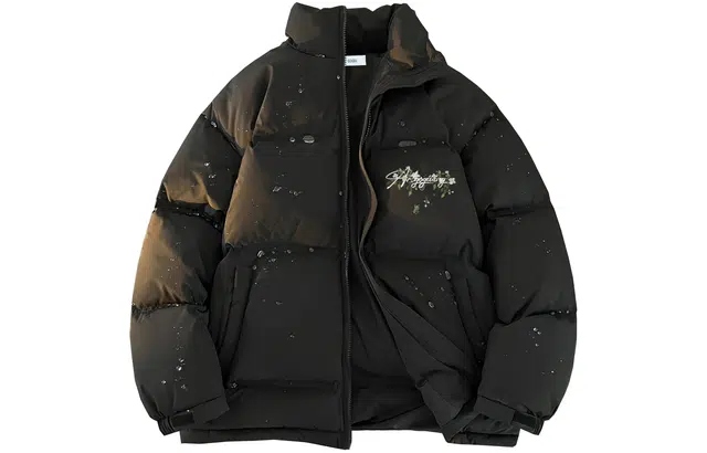 GOGIU Retro Floral Down Jacket