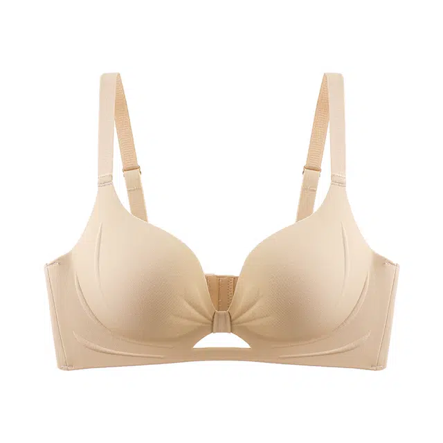 芬腾 小胸显大聚拢无痕法式防下垂收副乳镂空强力提拉文胸 女款