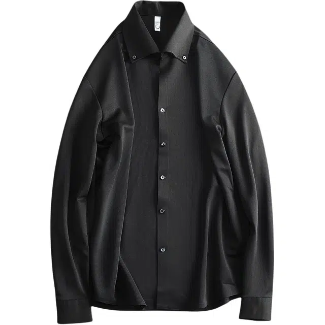 空城计 韩系极简意式老钱休闲商务纯色衬衣长袖衬衫 男女同款