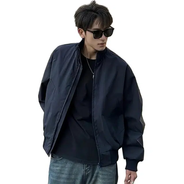 单爵 飞行员上衣男款春秋美式高街痞帅棒球服潮牌夹克 男女同款