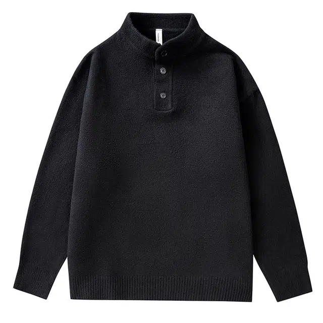 棉基因 美式复古老钱风绵羊毛针织套头衫外套纯色百搭舒适休闲毛衣 男女同款
