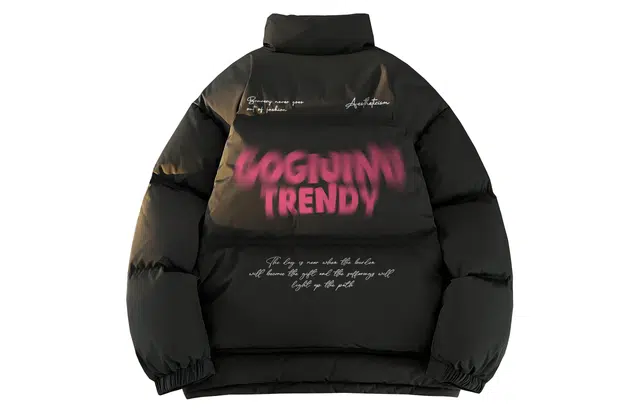 GOGIU Vintage Logo Puffer Jacket