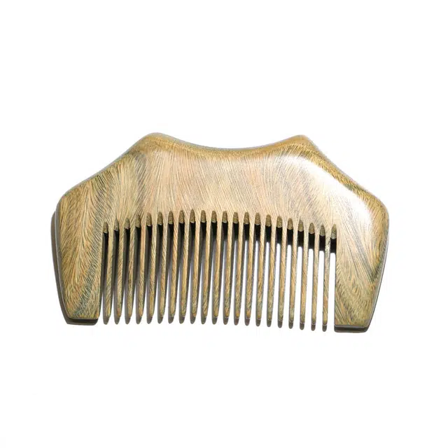 潘家园 原木生态防静电 绿檀 梳子 男女同款情侣款