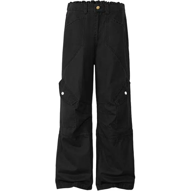 欧路得 美式解构工装裤男潮牌秋季宽松复古多口袋休闲长裤子牛仔裤 男款