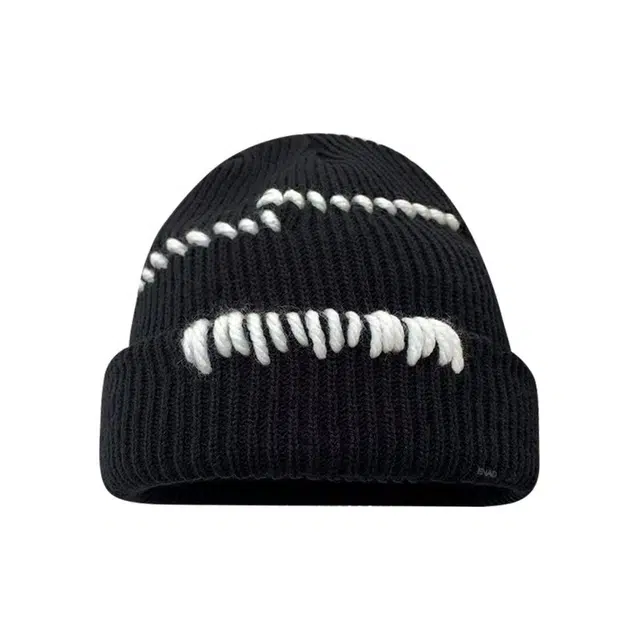 恩僾德 韩版手工缝线针织帽子小众高颜值显脸小百搭保暖街头护耳 腈纶 绒线帽 男女同款情侣款