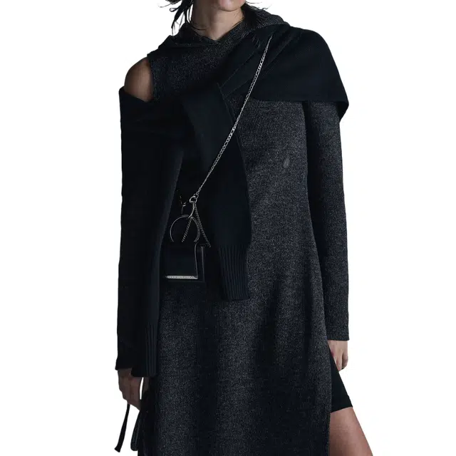 TREEMINGBIRD Cashmere Knit Layered Wrap