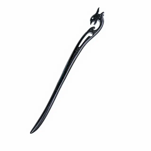 仙友 新中式百搭时尚高级感宫廷风头饰通勤日常出街随身携带发饰#好运 檀木 发簪 男女同款情侣款