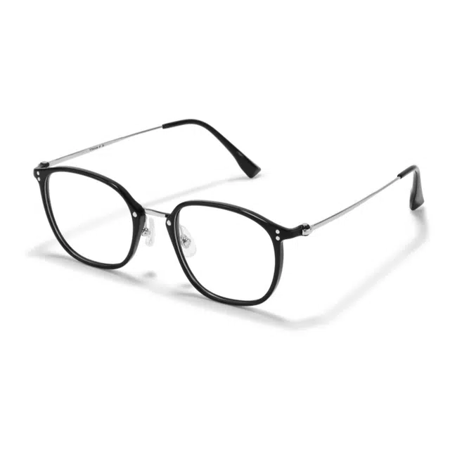 佐川 超轻方框近视防蓝光磁吸 显脸小一镜多用 时尚百搭镜框 方形 光学眼镜 男女同款情侣款