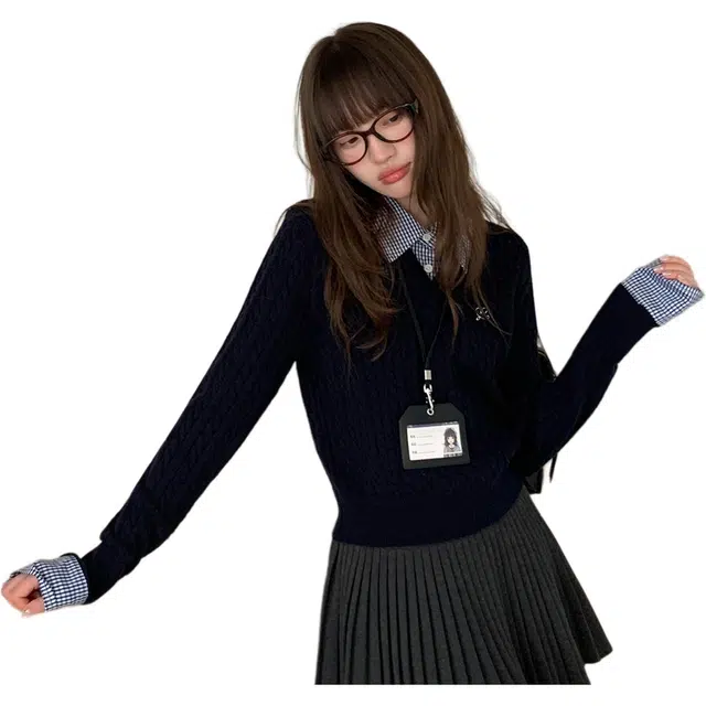 东鲸岁时记 开学季慵懒风可爱舒适保暖复古温柔柔软优雅休闲甜妹日常通勤穿搭开衫外套毕业季针织衫 女款 礼盒装