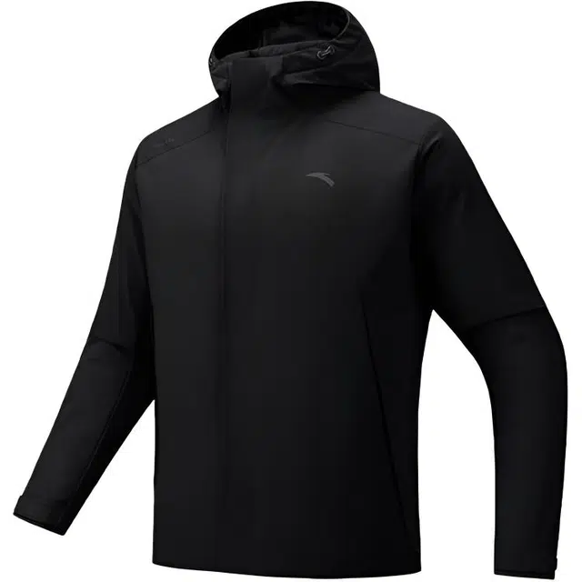 超级安踏 连帽拉链纯色运动休闲羽绒服 男款