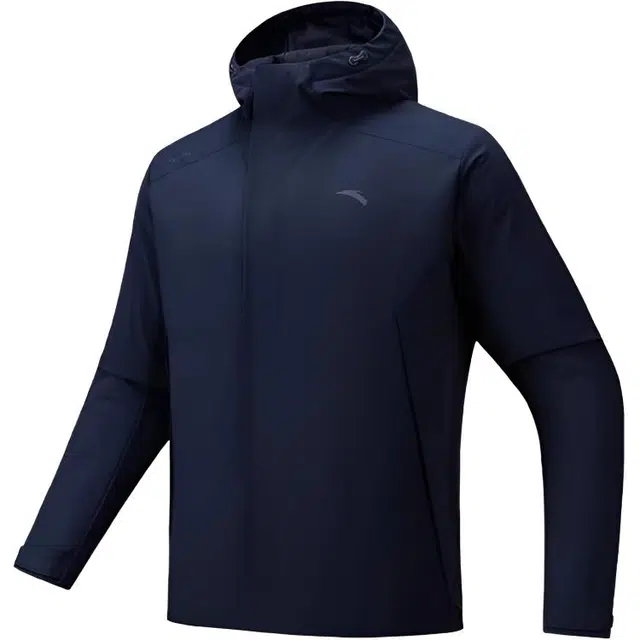 超级安踏 连帽拉链纯色休闲羽绒服 男款