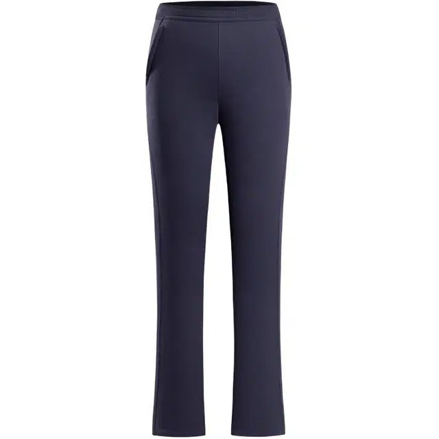 超级安踏 加绒舒适百搭纯色修身微喇运动休闲裤 女款