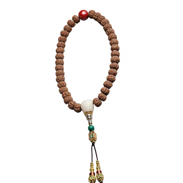 茂琼 福气满满万事顺遂招财好运吉祥如意新中国潮复古民族风文玩一代盘龙老树王佛珠手持 金刚菩提 手串 男款